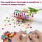 1000Pcs 6x9mm Pony Beads Shapes in 5 Styles 21 Colors, Heart, Star, Butterfly, Flower, Assorted Kandi Beads for Friendship Bracelet, Big Hole Hair Braids Crafts, Jewelry Making (Multi-Colored)